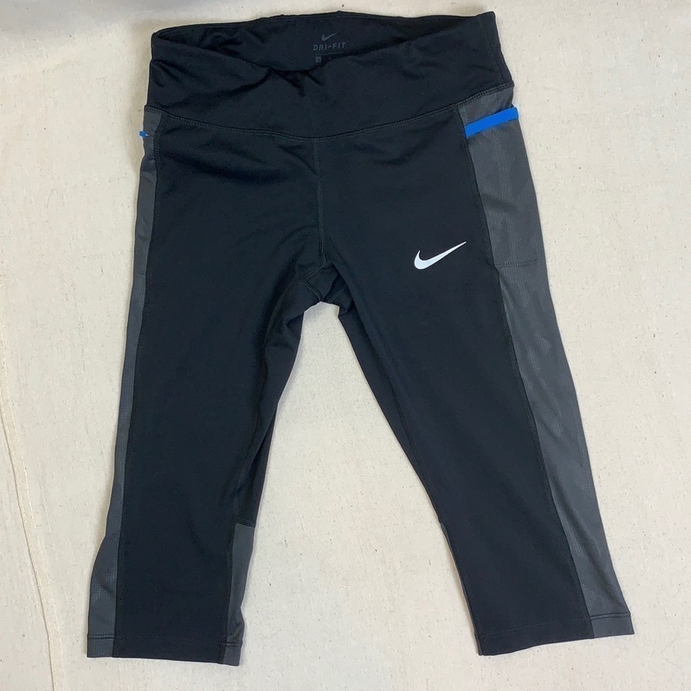 Nike Womens Dri-fit Running Capri Tight Legging